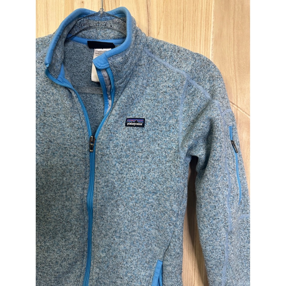 Patagonia Women's Better Sweater Fleece Jacket Full Zip‎ Blue Small S - Picture 3 of 8
